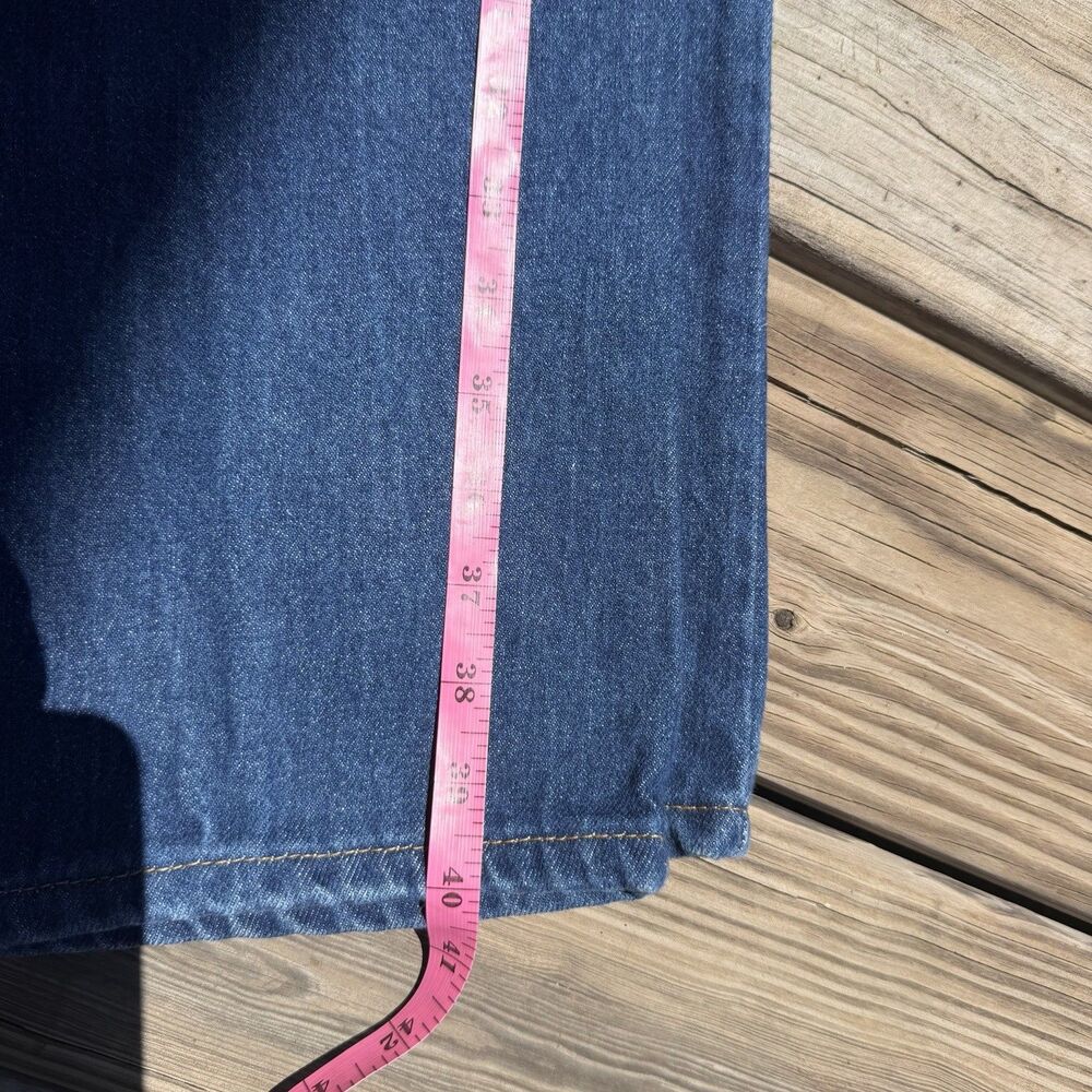 Vintage Levi’s Orange Tab 506 Men 40x30 Blue USA Regular Fit Straight Leg Denim - Picture 9 of 16